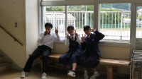 1　歯磨き中